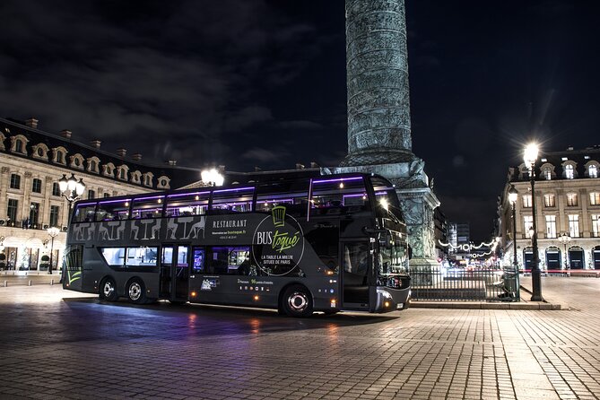 Paris Dinner Bus Toque With Champagne From Champs-Elysees - Delectable 5-Course Dinner Menu