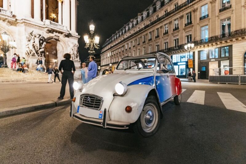 Paris: Discover Paris by Night in a Vintage Car With a Local - Iconic Champs Elysees Drive