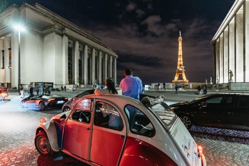 Paris: Discover Paris by Night in a Vintage Car With a Local - Flexible Pickup and Transportation