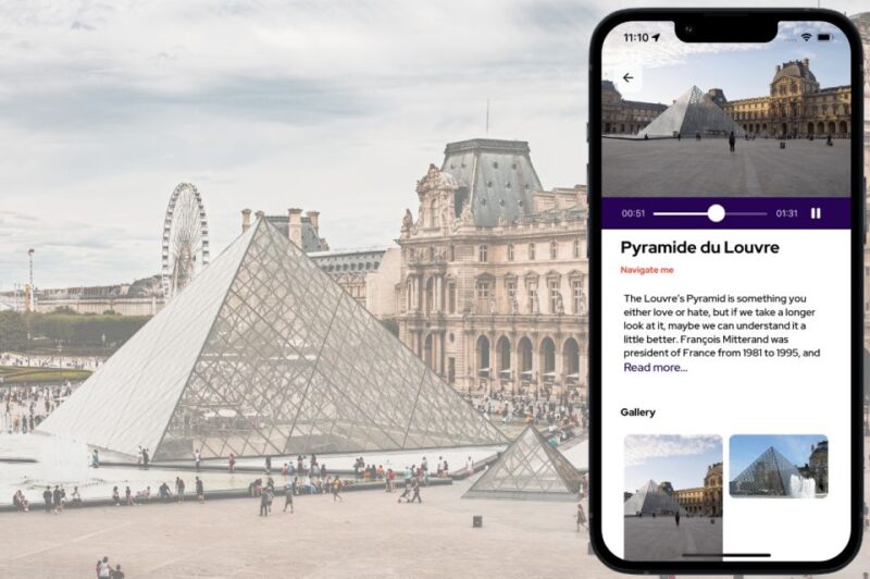 Paris: Down Rue De Rivoli Self Guided Audio Tour - Inclusions and Booking Details