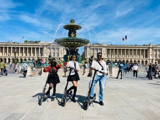 Paris E-scooter Tour - Convenient Scheduling