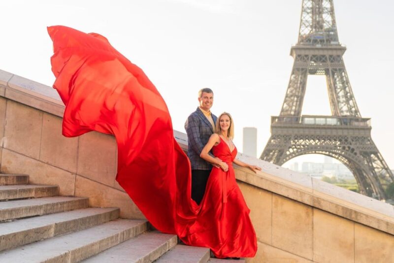 Paris: Eiffel Tower Glamor Photoshoot With Dress Options - Pricing and Packages