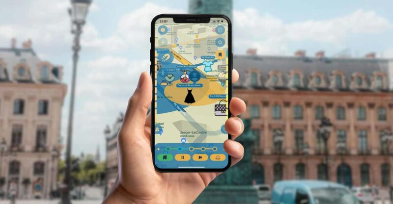 Paris Fashion History Walking Tour With Smartphone App - Key Points