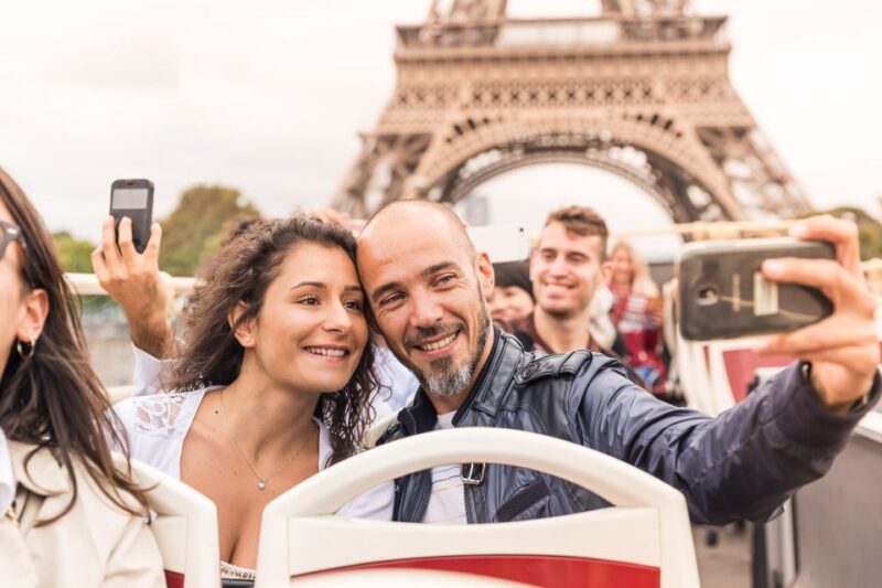 Paris: Hop-On Hop-Off Bus Tour With Self-Guided Walking Tour - Inclusions and Highlights