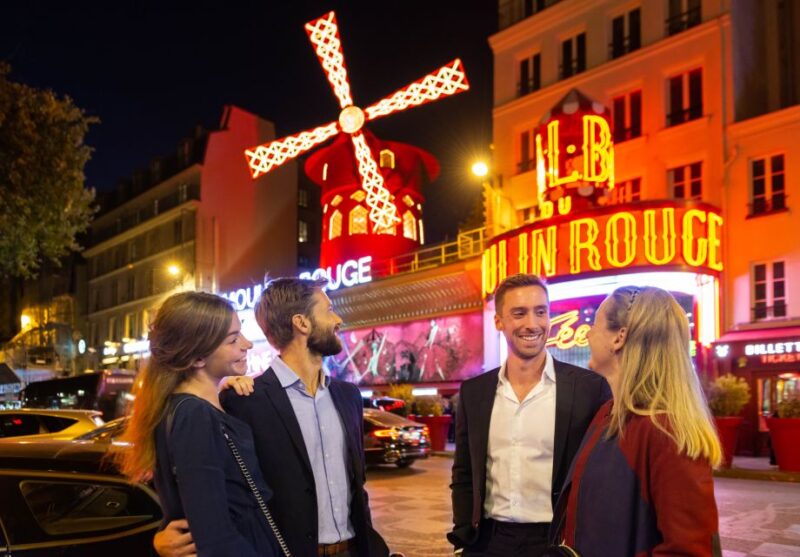 Paris: Moulin Rouge Dinner Show With Return Transportation - Dinner Menu