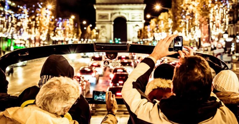 Paris: Open-Top Christmas Bus Tour - Duration and Cost