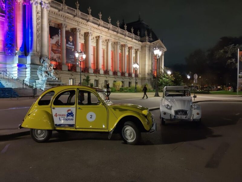 Paris: Private Christmas Lights Tour in Citroën 2CV 2h - Inclusions