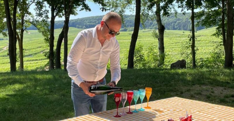 Paris: Private Epernay Trip With Champagne Vineyard Tastings - Tasting Champagne at Moët & Chandon