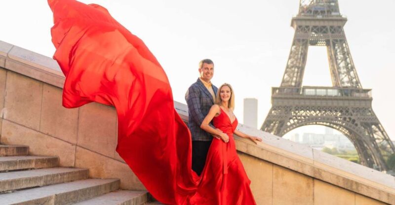Paris : Private Flying Dress Photoshoot by the Eiffel Tower - Dress Selection