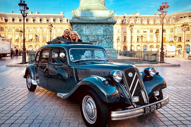 Paris Private Guided Tour in a Vintage Car With Driver - Transportation and Guides