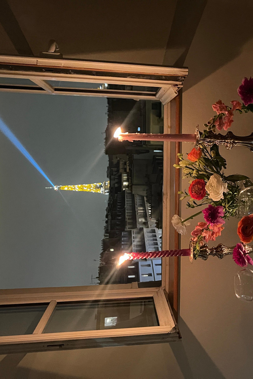 Paris : Private Romantic Dinner With an Eiffel Tower View - Host and Personal Touch
