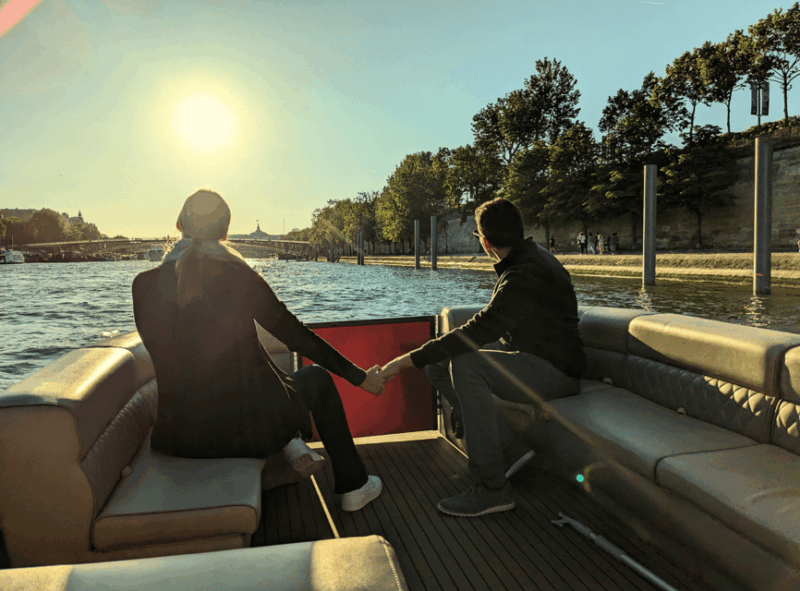 Paris: Private Sunset Sein Cruise With Aperitif and Pick-Up - Experience Overview