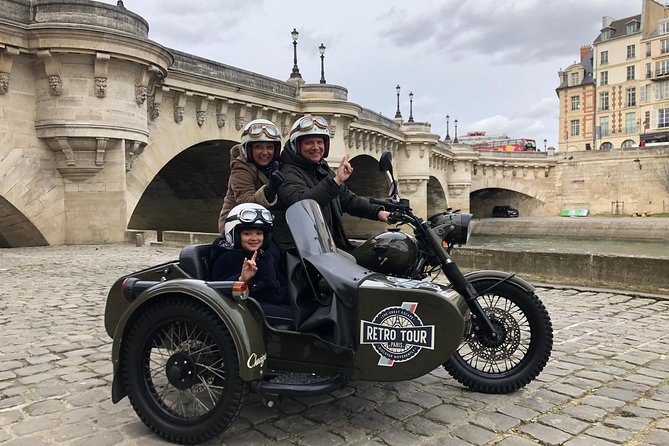 Paris Private Vintage Half Day Tour on a Sidecar Motorcycle - Flexible and Personalized