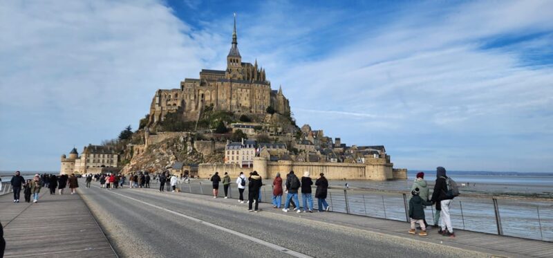 Paris to Mont Saint-Michel Day Trip in Luxury Van Live Guide - Pricing and Booking