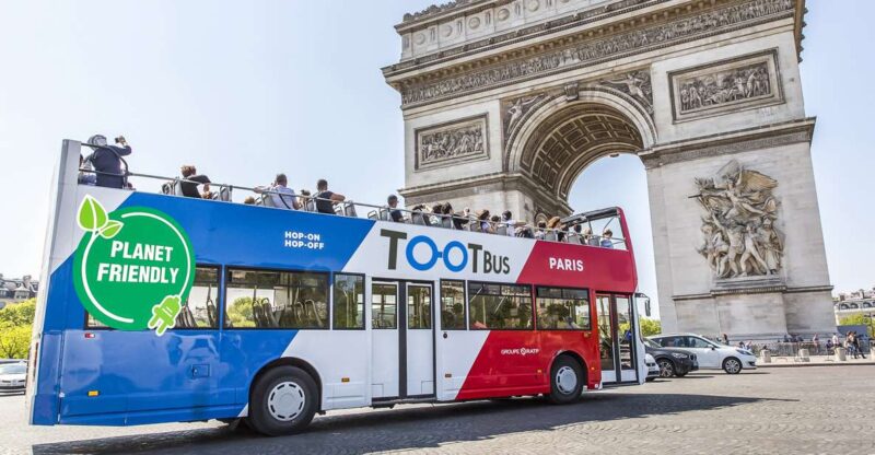 Paris: Tootbus Hop-on Hop-off Discovery Bus Tour - Key Points