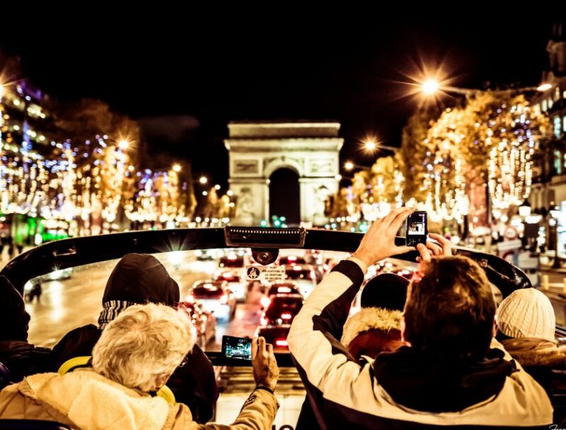 Paris: Tootbus Open-Top Christmas Bus Tour - Itinerary and Highlights