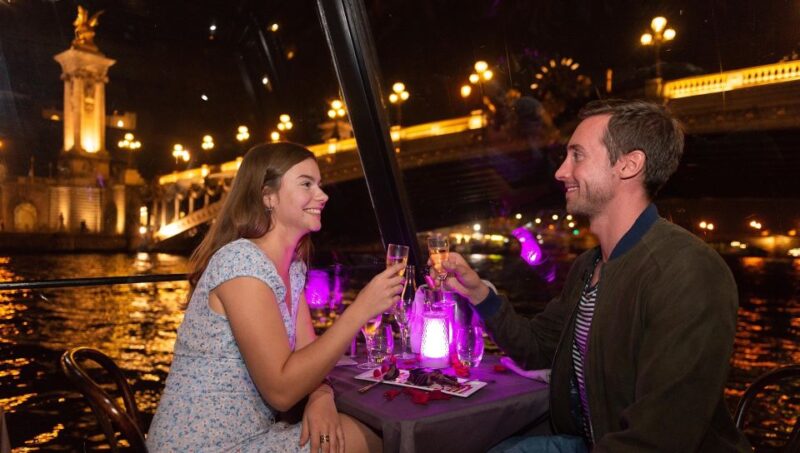Paris: Valentines Day Dinner Cruise on the Seine River - Experience Highlights