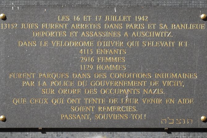 Paris World War 2 the True Story of the Occupation 1940-1944 Small Group Tour - Itinerary Highlights