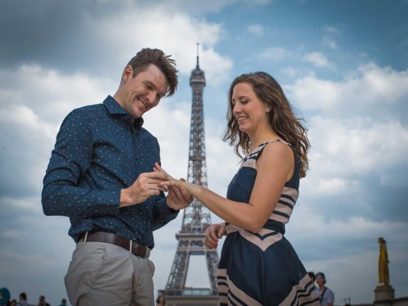 Parisian Proposal Perfection. Photography/Reels & Planning - Securing Your Spot With Flexible Booking