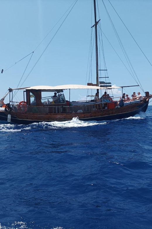 Paros Gaily Cruises Boat Galateia - Activities and Stops