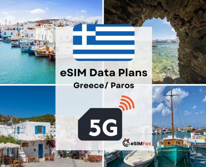 Paros: Greece/ Europe Esim Internet Data Plan High-Speed - Flexible Travel Plans