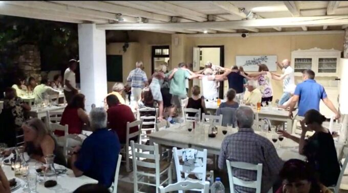 Paros: Greek Night With Food, Wine & Dancing - Pick-up and Drop-off