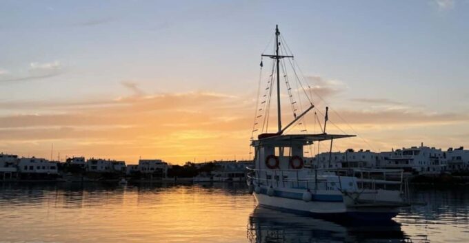Paros: Parikia Bay Sunset Boat Tour With Snorkeling - Frequently Asked Questions