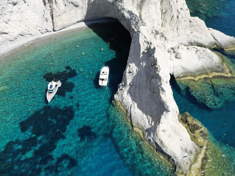 Paros: Private Paros and Antiparos Luxury Speedboat Tour - Faneromeni Beach Visit