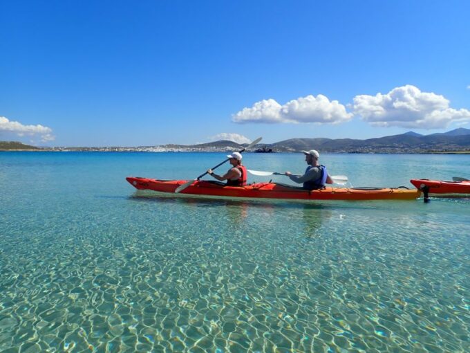 Paros: Sea Kayak Trip With Snorkeling and Snack or Picnic - Exploring the Coastline