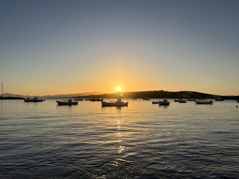 Paros: Sunset Boat Trip With Soft Drinks and Local Wine - Inclusions
