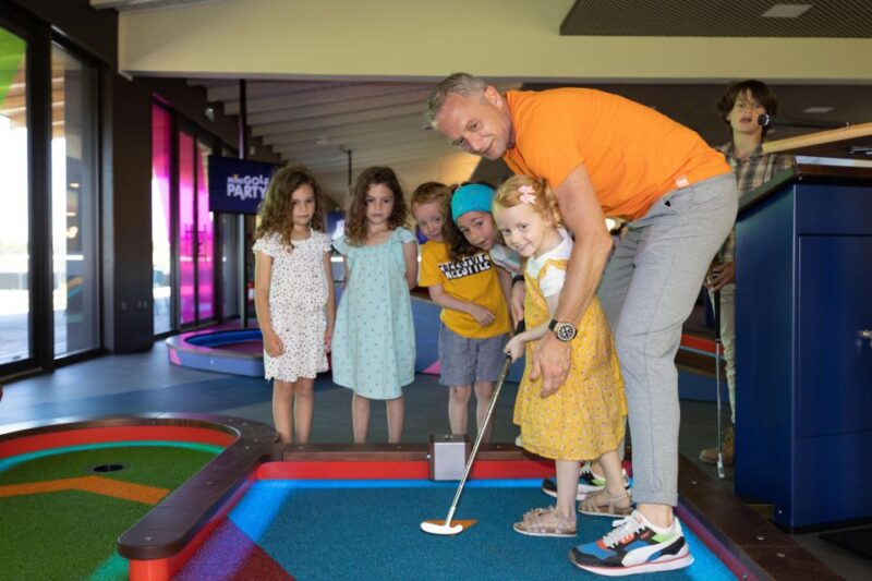 Part of Mini Golf in Deauville Indoors and Connected - Suspense Until the Last Shot