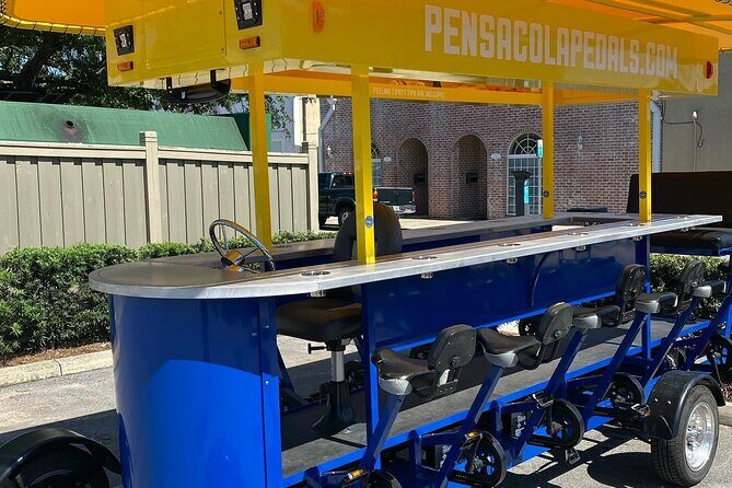 Party Bike Pub Crawl of Downtown Pensacola - Key Points