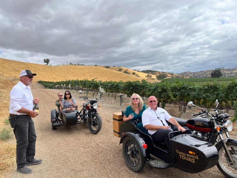 Paso Robles: Sidecar Deluxe Wine Tour With Tastings - Whats Included