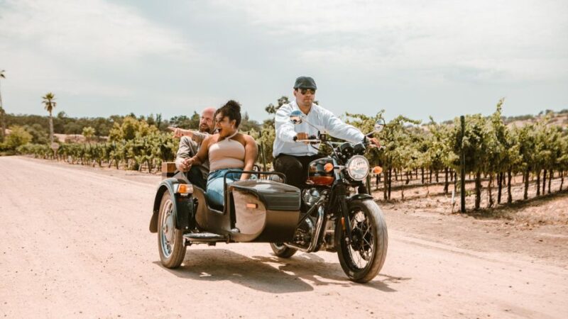 Paso Robles: Wine Country Sightseeing Tour by Sidecar - Booking Information