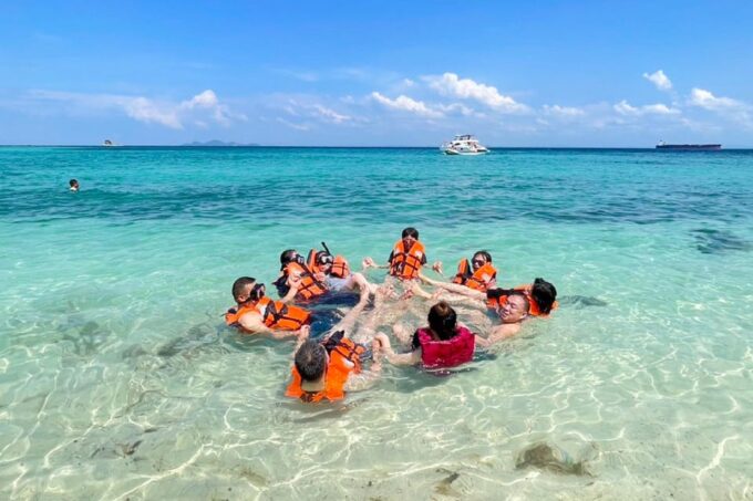 Pattaya: 3 Island-Hopping Full-Day Party Catamaran Cruise - Pickup and Drop-off