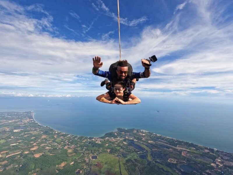 Pattaya: Dropzone Tandem Skydive Experience With Ocean Views - Inclusions and Exclusions