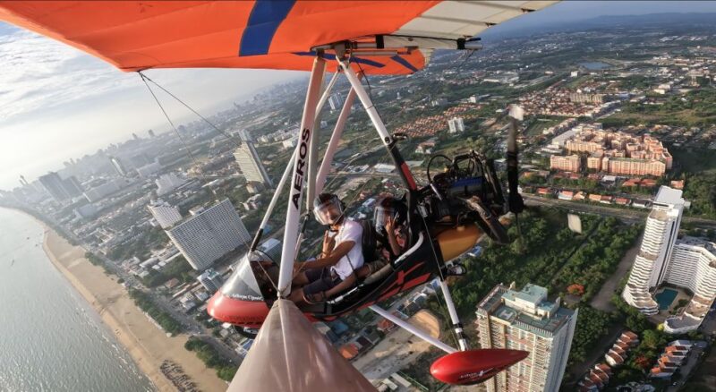 Pattaya Microlight Flying + Pickup Service by TSA Thailand - Memorable Aerial Adventure