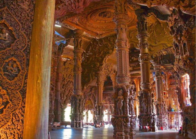 Pattaya: Sanctuary of Truth Admission With Guided Tour - Exploring the Intricate Wooden Wonders
