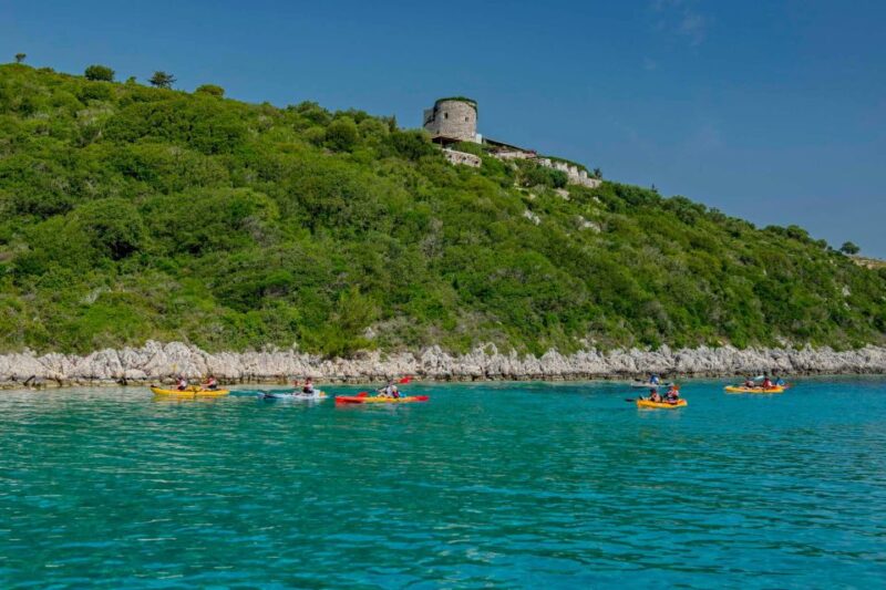 Paxos: Guided Kayaking Tour Mongonissi 2 Avlaki, Snorkeling - Key Points