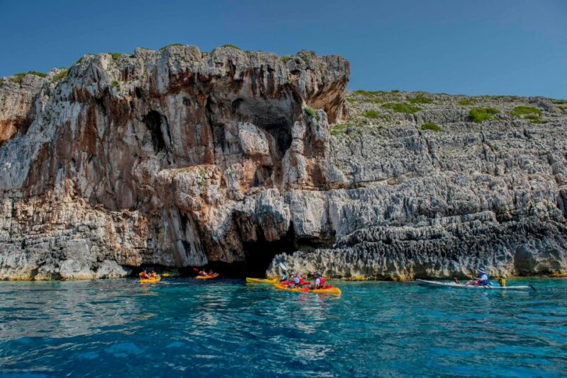 Paxos: Guided Kayaking Tour Mongonissi 2 Avlaki, Snorkeling - Kayaking Adventure