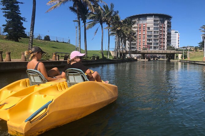 Pedal Boat Rides on Durban Point Waterfront Canals - Boat Rental and Capacity