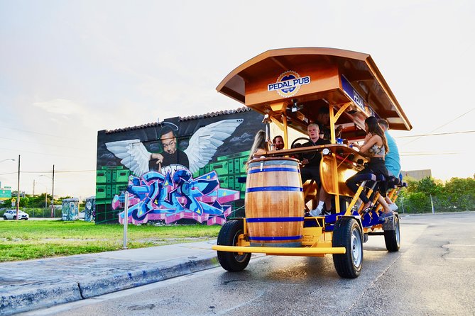 Pedal Pub Miami Wynwood Graffiti Bar Tour Private Ride - Key Points