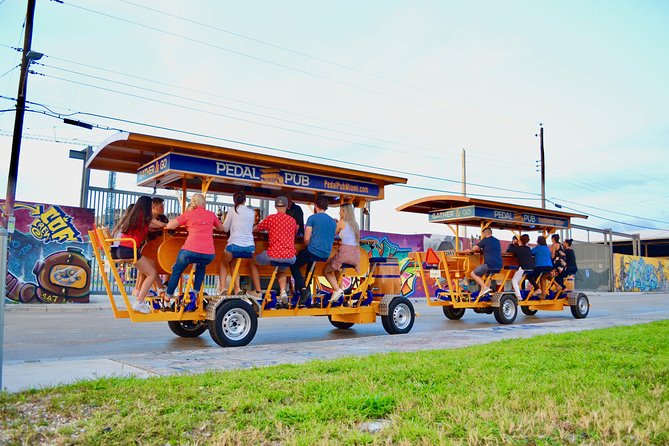 Pedal Pub Miami Wynwood Graffiti Bar Tour Private Ride - Past Customer Feedback