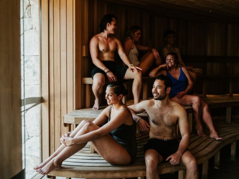 Peninsula Hot Springs Sauna Infusion - Spa Experience and Features