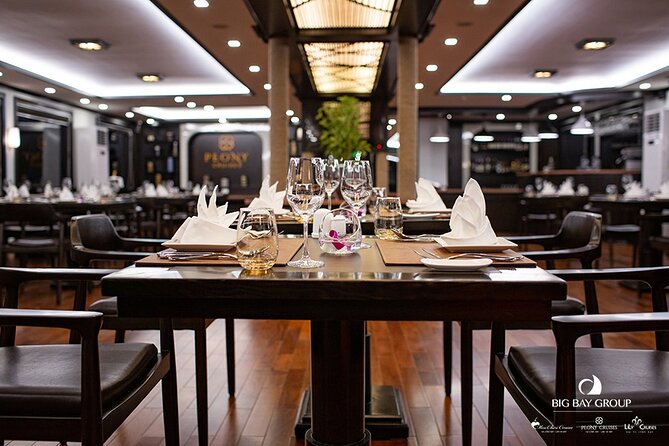 Peony Cruise Luxury Cruise in Halong Bay & Lan Ha Bay (2D1N) - Detailed Itinerary