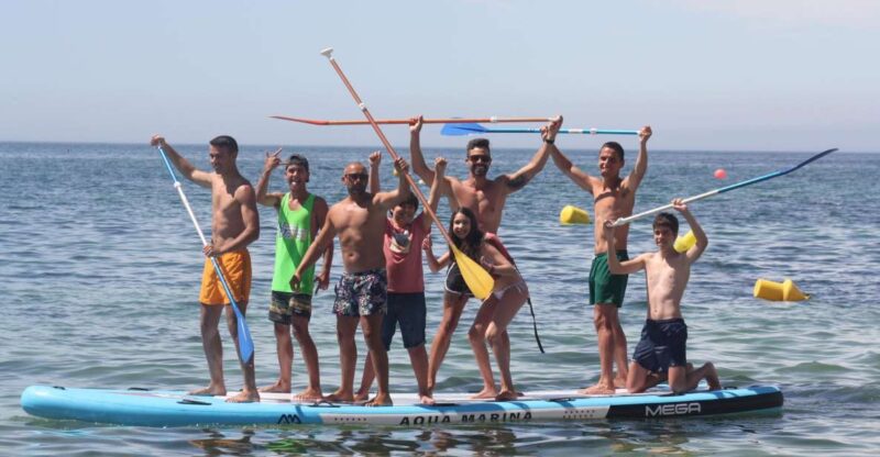 Pêra Assembly: Mega Stand Up Paddle Board Group Experience - Experience Highlights