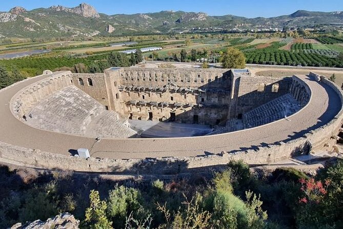 Perge Aspendos Aquaduct Side With Waterfall - Meeting and Pickup