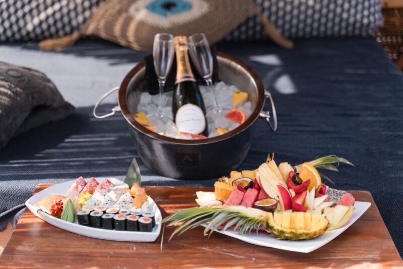 Perivolos Beach: Sun-Bed Experience FortyOne Bar Restaurant - Dining and Beverage Options
