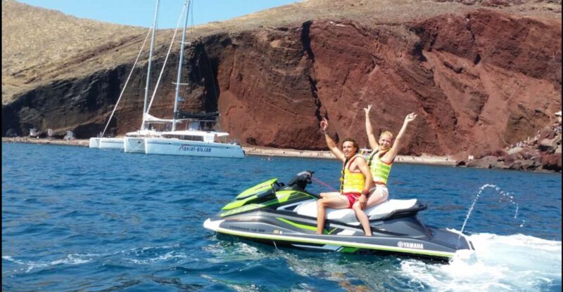 Perivolos: Private South Coast Discovery on a Jet Ski - Discovering Red Beach