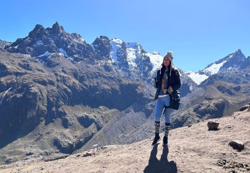 Peru: Rainbow Mountain Overlooking the Snow-Capped Ausangate - Key Points